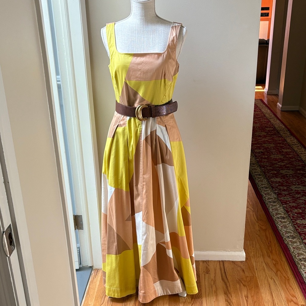 Colorful Geometric Print Women's Dress